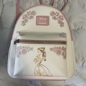 Loungefly Beauty and the Beast Belle mini backpack.